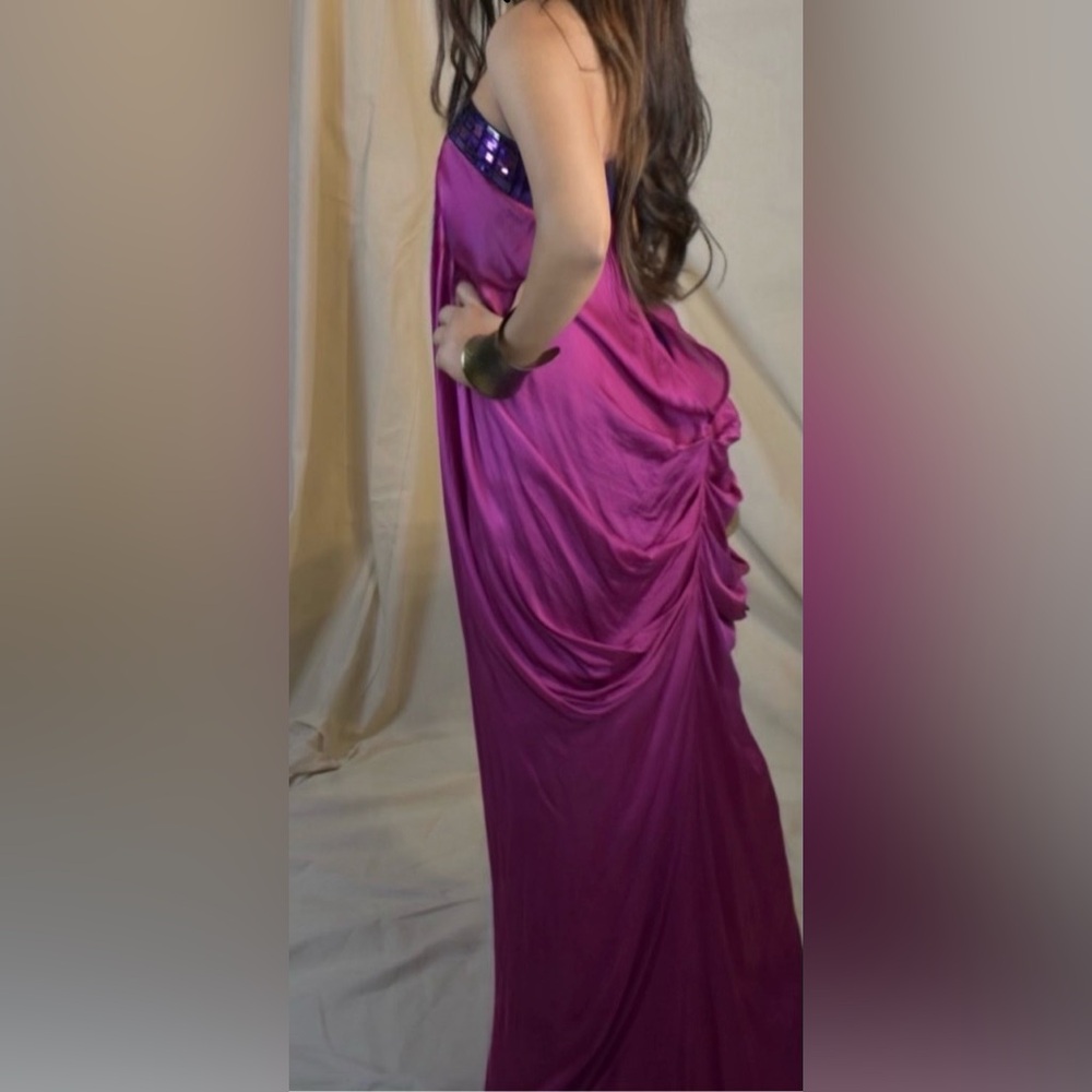 bebe Purple Maxi Dress